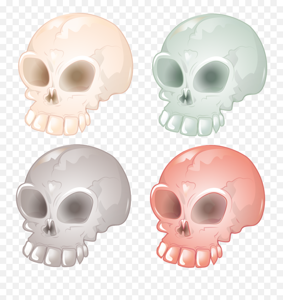 Skull Bone Cranium Svg Vector - Skull Png,Crossbones Png