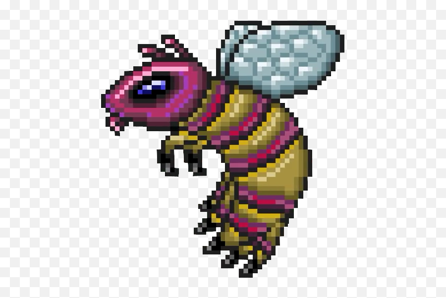 Queen Bees Early Concept - Terraria Wasp Png,Queen Bee Png