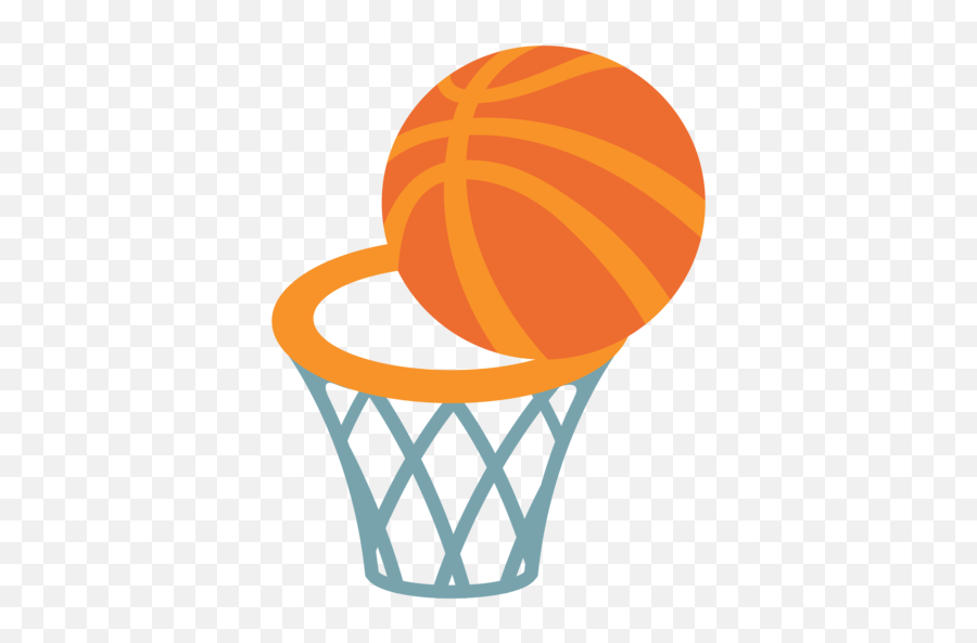 Basketball Emoji - Transparent Basketball Hoop Emoji Png,Basketball Emoji Png