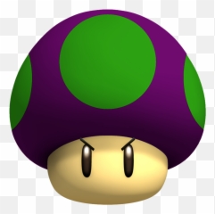 Mario Bros Birthday Super - Poison Mushroom Super Mario Png,Mario Mushroom Png