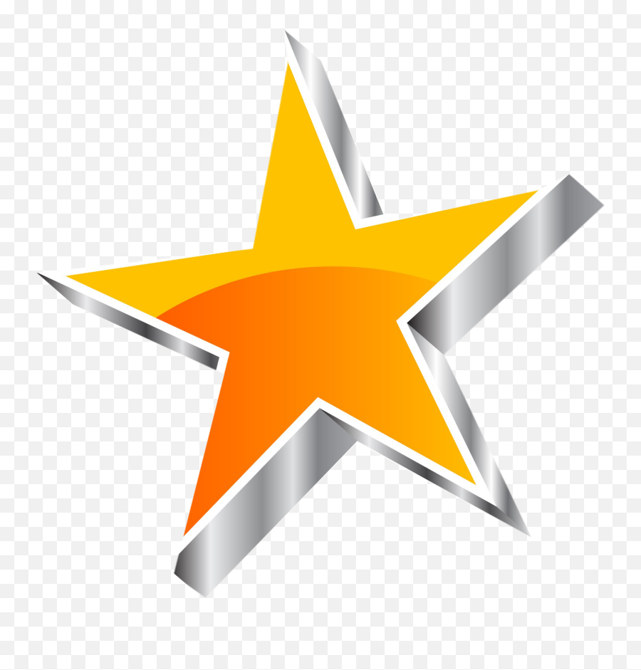 Download Sea Star Clipart - Star 3d Png,Star Vector Png