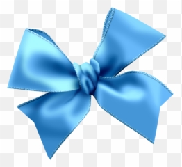Blue Bow Png Image - Blue Bow Png,Blue Ribbon Png
