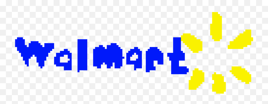 Download Walmart Logo - Walmart Logo Pixel Art Png,Walmart Logo Png
