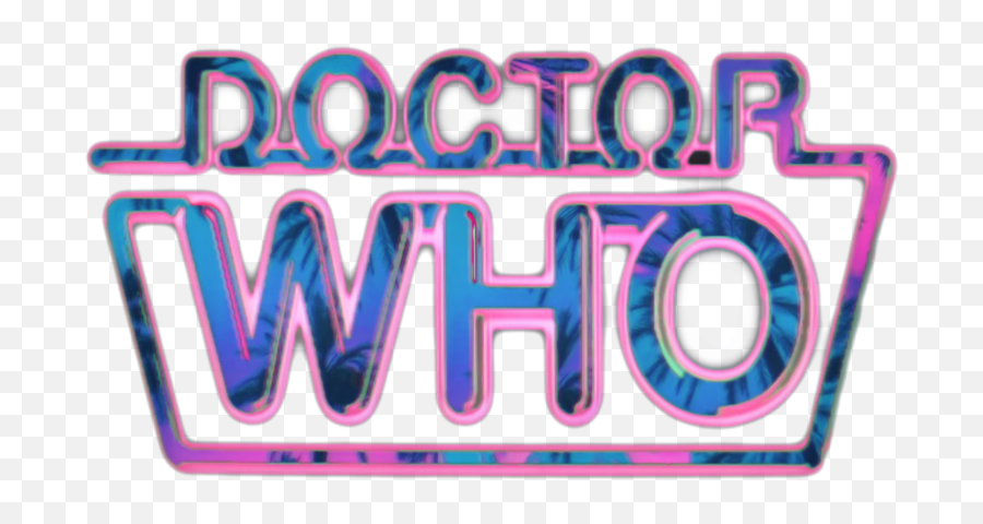 I Made A Vaporwave Doctor Who Logo - Dot Png,Vaporwave Logo
