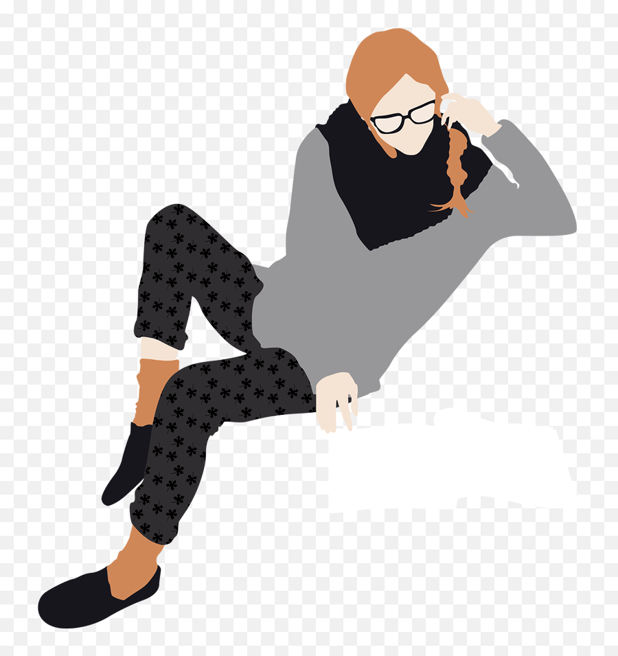 Woman Reading Book Vector - People Illustration Architecture Png,Cartoon Woman Png