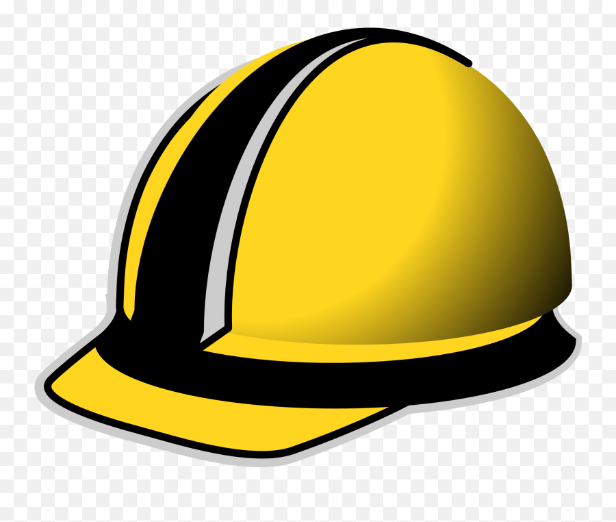 Safety Yellow Helmet Drawing Free Image - Transparent Health And Safety Clip Art Png,Construction Helmet Png