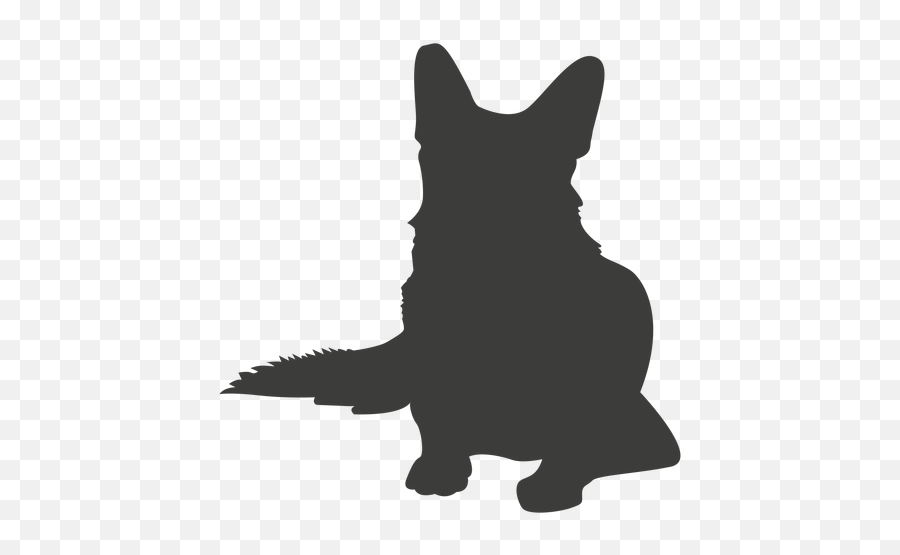 German Shepherd Laying Down Silhouette - Png Silueta Perro Pastor Aleman,German Shepherd Transparent