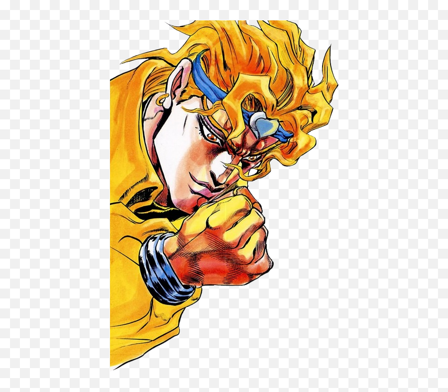 Dio Is Gonna Fight The Post Below This Onedio Brando - Dio Brando Stardust Crusaders Manga Png,Dio Png