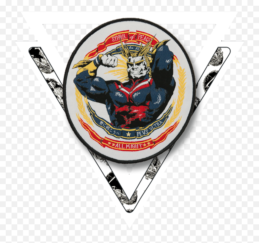 Animetrashswag All Might Patch - Dragons On Jacket Sleeves Png,All Might Transparent