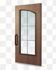 Sl - 19 Rustic Wood Grain FRPAluminum Hybrid Door Solid png