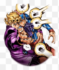Giorno Giovanna And Guido Mista - png