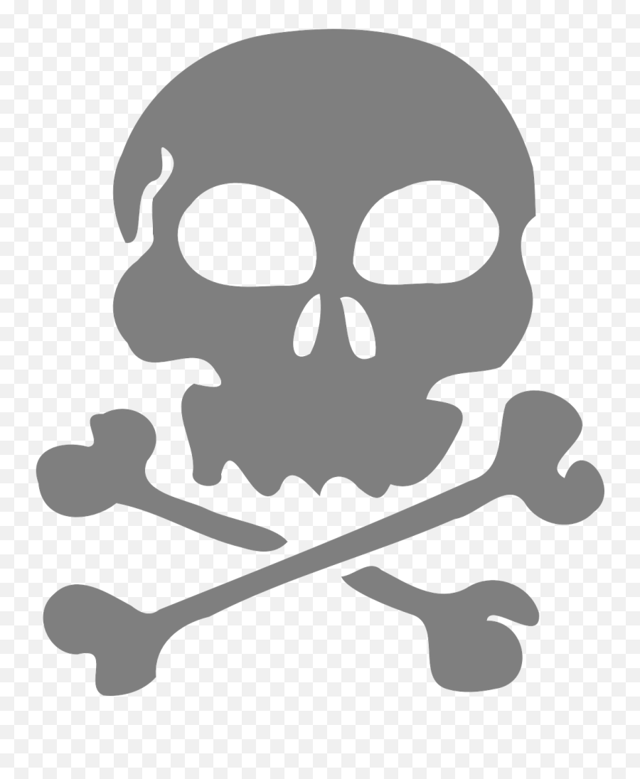 Download Skull Bones Pirate - Transparent Background Skull Skull And Crossbones Tansparent Png,Pirate Transparent