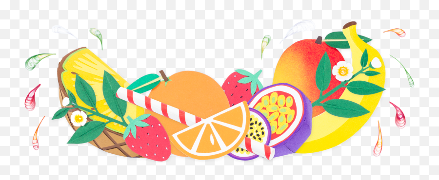 Fruit Shake Clipart Png - Clipart Fruit Shake Png,Fruit Clipart Png