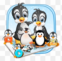 Cartoon Penguin Launcher Theme Apk 1 - Animal Figure Png,Cute Penguin Icon