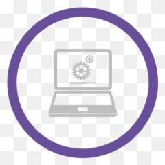 Agile Operation Of Cybersecurity - Tabidus Technology Laptop It Service Icon Black And Yellow png