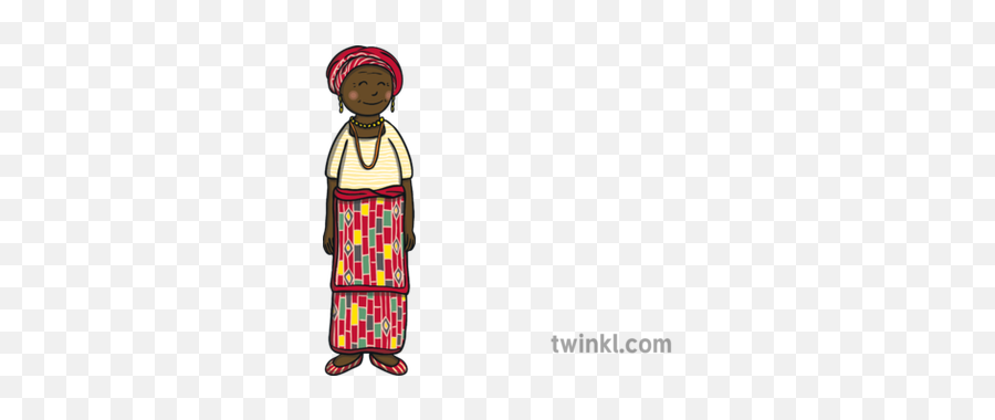 North African Nigerian Grandma Old Woman Lady Person People - Clip Art Png,Old Lady Png