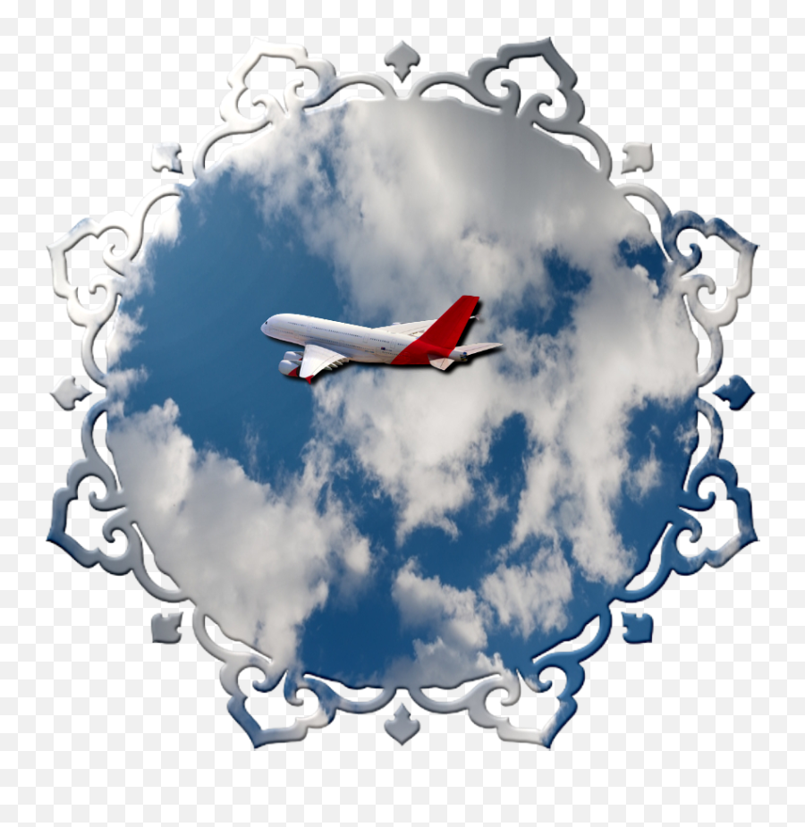 Monica Michielin Alphabets Blue Sky And Red Airplane - Escalope Png,Blue Airplane Icon