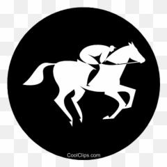 Person Riding A Horse Royalty Free Vector Clip Art - Horse Supplies png