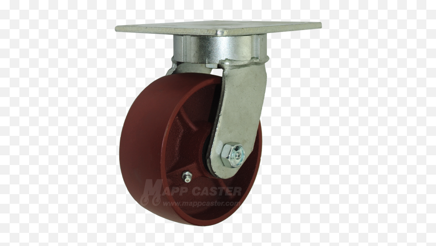 5 X 2 Ductile Steel Wheel Es Swivel Caster With - 12 Top Plate 1500 Lbs Capacity Stainless Steel Png,Esd Icon