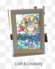 Studio Ghibli - Japanese Animation Film Stained Glass Puzzle png