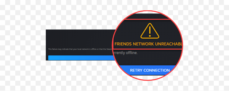 Solved Steam Friends Network Unreachable - Driver Easy Stuck In Offline Mode Steam Png,Steam Game Icon Missing