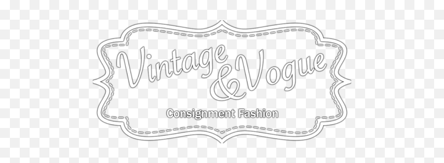 Cropped - Vintageandvoguestampwhitepng U2013 Vintage And Vogue Calligraphy,Vogue Png