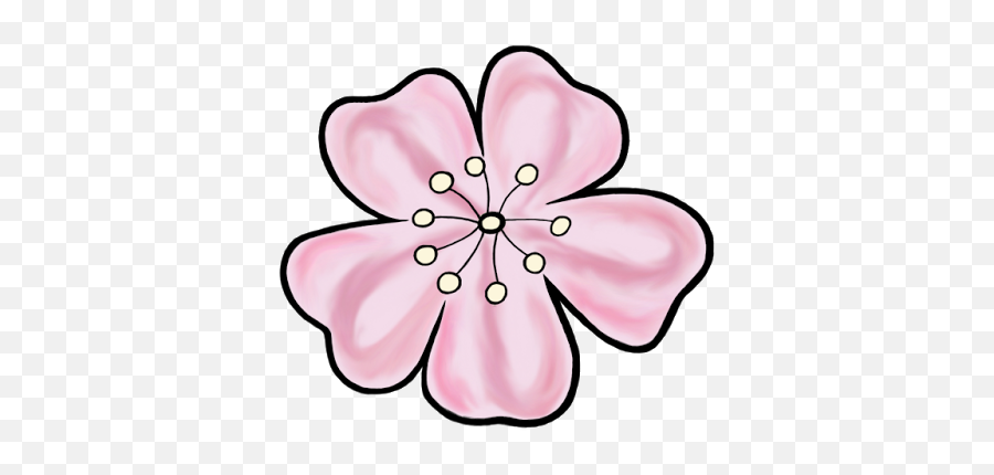 Sakura Tree Branch Png - Clipart Best Clipart Best Draw Blossom Flowers Easy,Cherry Blossom Icon