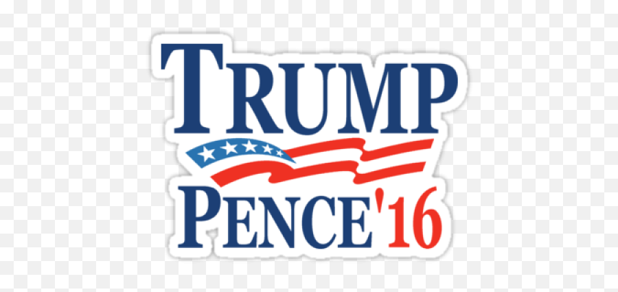 Trump Pence 2016 Sticker - Triumph Books Png,Trump Pence Icon
