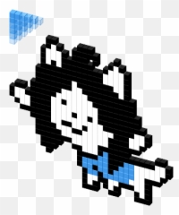 Temmie Cursor - Temmie Pixel Art Maker png