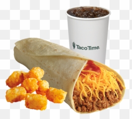 Combo - Taco Time Beef Soft Taco Png,Burrito Png