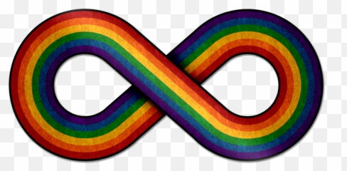 Rainbow Infinity Gifts Gear - Sign Lgbt png