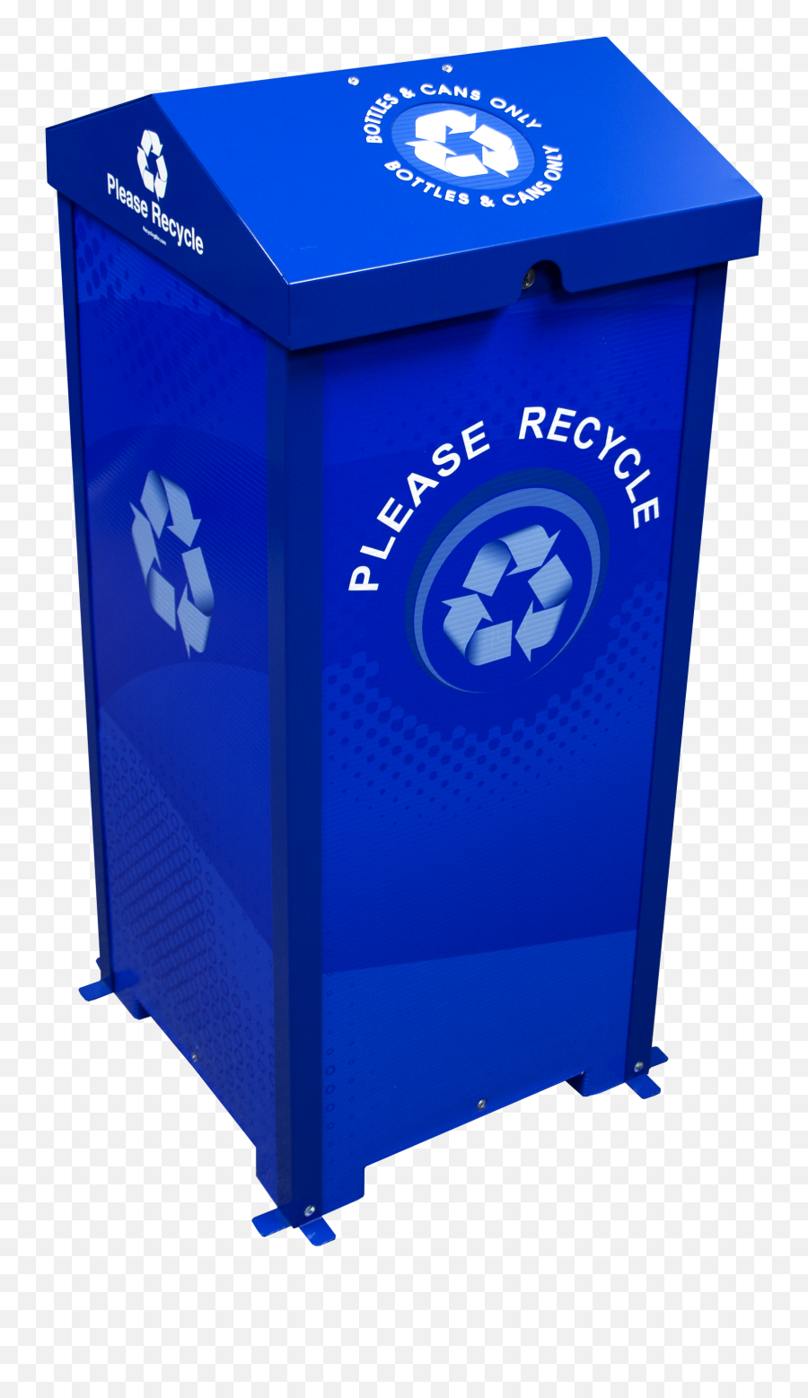 40 Gallon Lockable Recycling Bin - Box Png,Recycle Bin Png