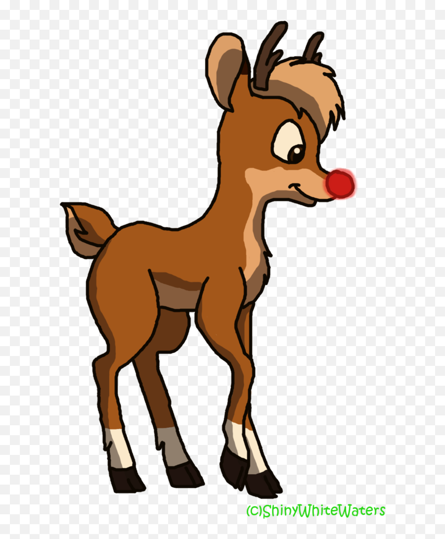 Red Nose Reindeer With Bell Png Graphic - Rudolph The Red Nosed Reindeer Vector Clipart,Rudolph Png