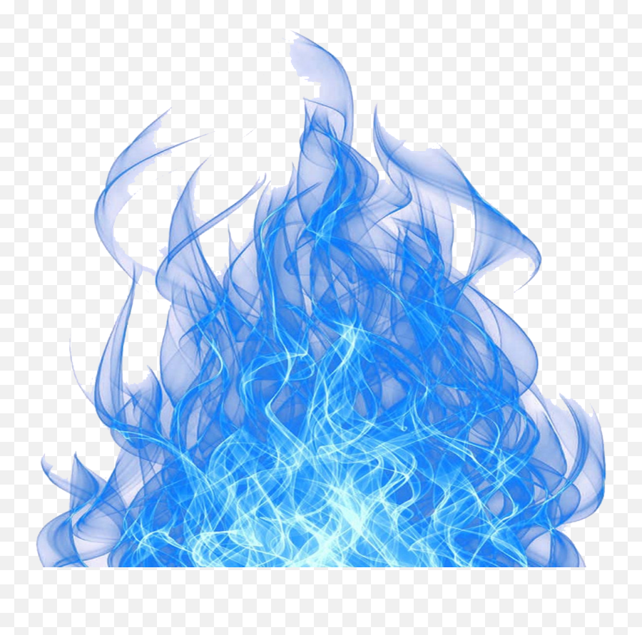 Download Blue Fire Cool Flame Light Free Hq Image Clipart - Transparent Background Blue Flame Png,Campfire Transparent Background