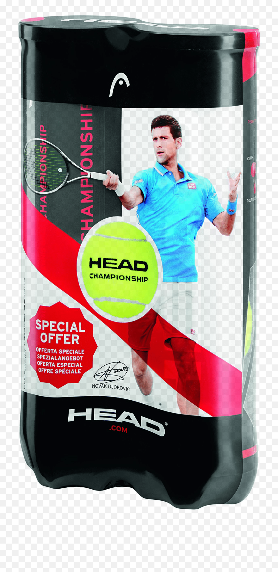 Head Championship Tennis Ball 2 Cans - Head Png,Tennis Ball Transparent