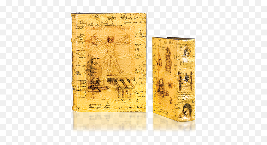 Vitruvian Man - Book Box Shop Book Of Leonardo Vinci Png,Vitruvian Man Png