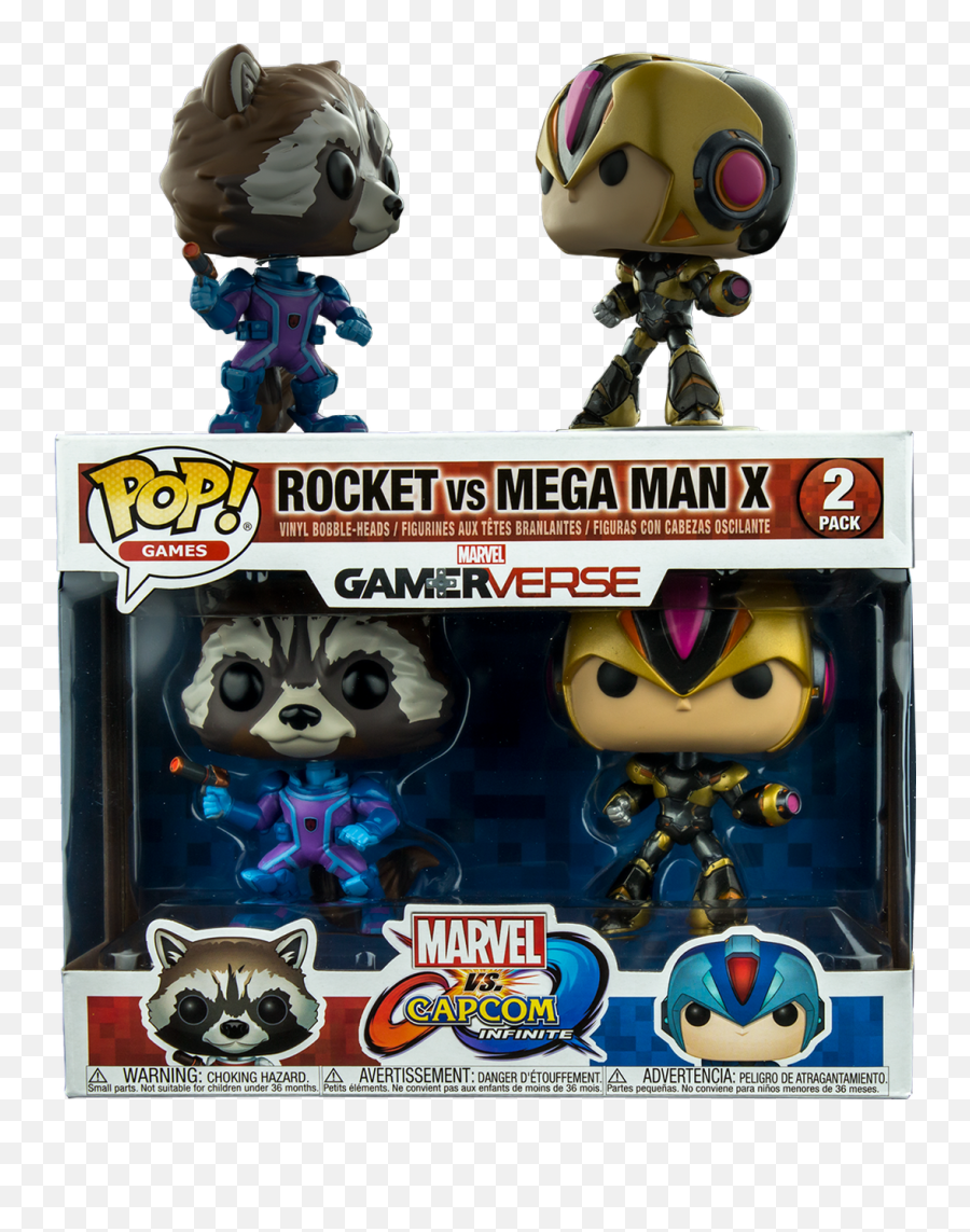 Marvel Vs Capcom Infinite - Rocket Vs Mega Man Us Funko Pop Marvel Vs Capcom Png,Rocket Raccoon Png