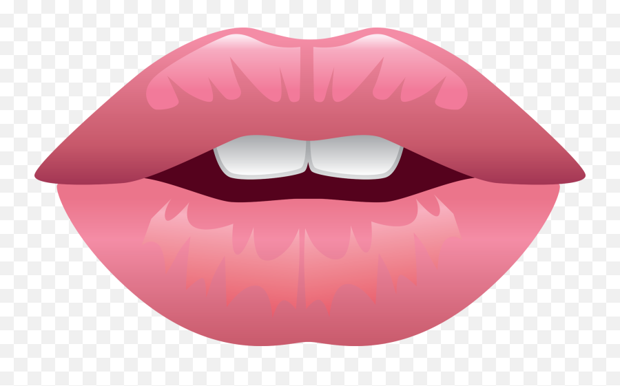Lips Pink Transparent Png - Stickpng Art Cartoon Lip Drawing,Lips Clipart Png