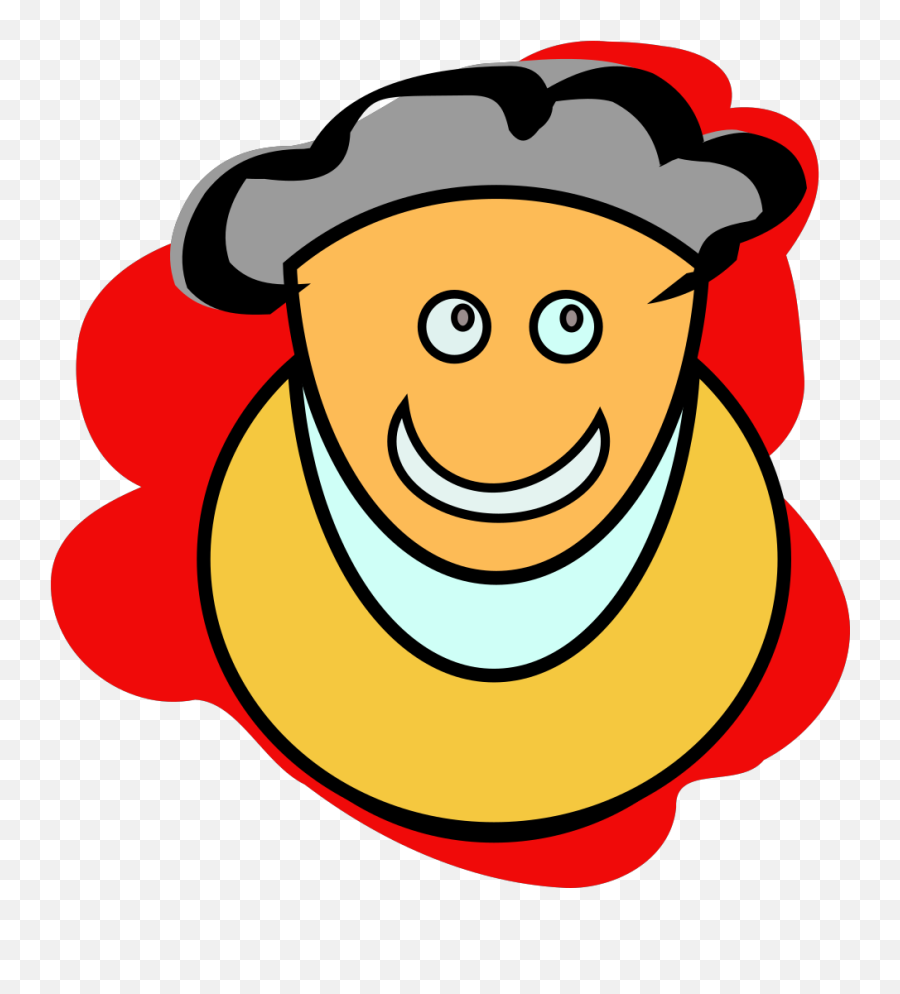 Smiling Cartoon Man Svg Clip Arts Download - Download Clip Clip Art Png,Cartoon Man Png