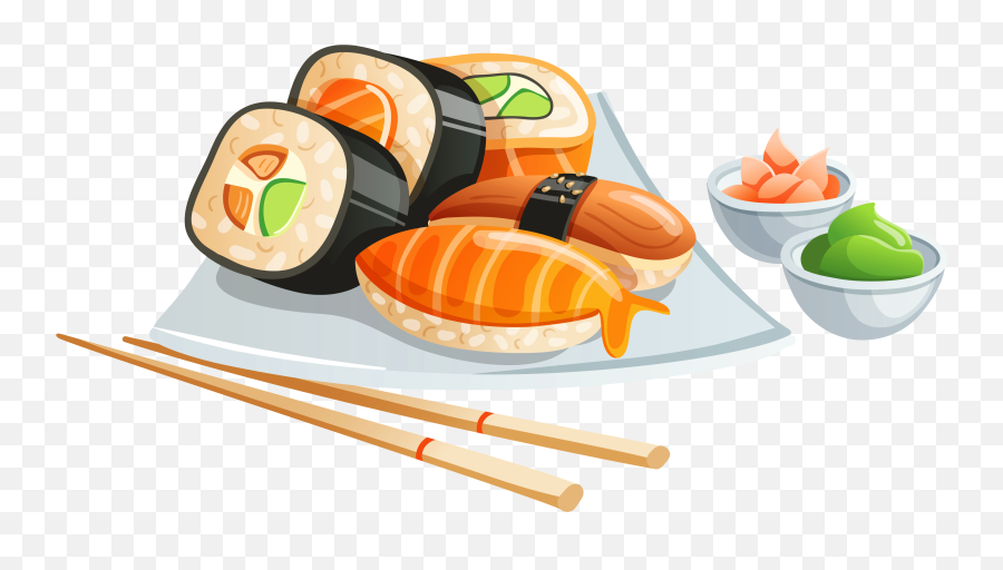 Sushi Png File - Transparent Background Sushi Clip Art,Sushi Png