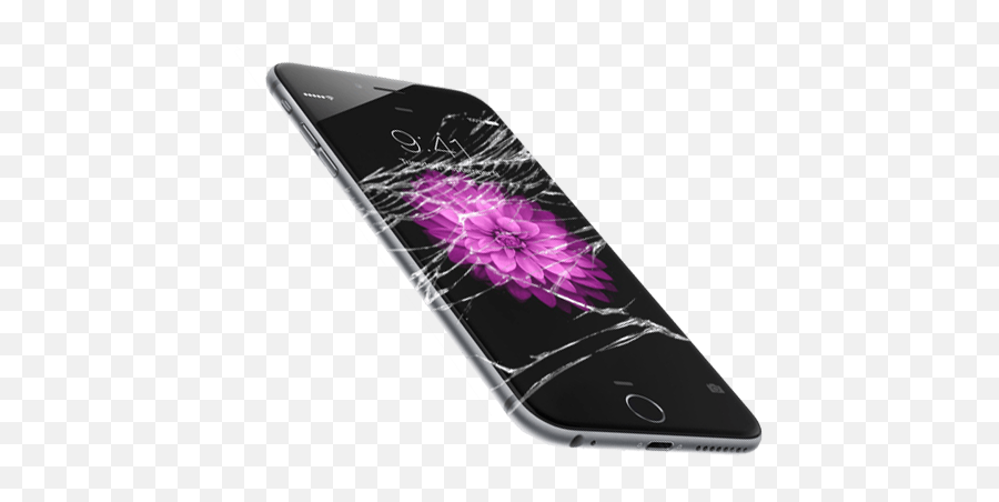 Iphone 6 Screen Repair Services - Mobile Display Broken Png,Broken Iphone Png
