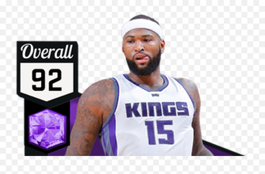 Myteam Moments Cards Of Nba 2k17 - Nba Card Png Transparent,Demarcus Cousins Png