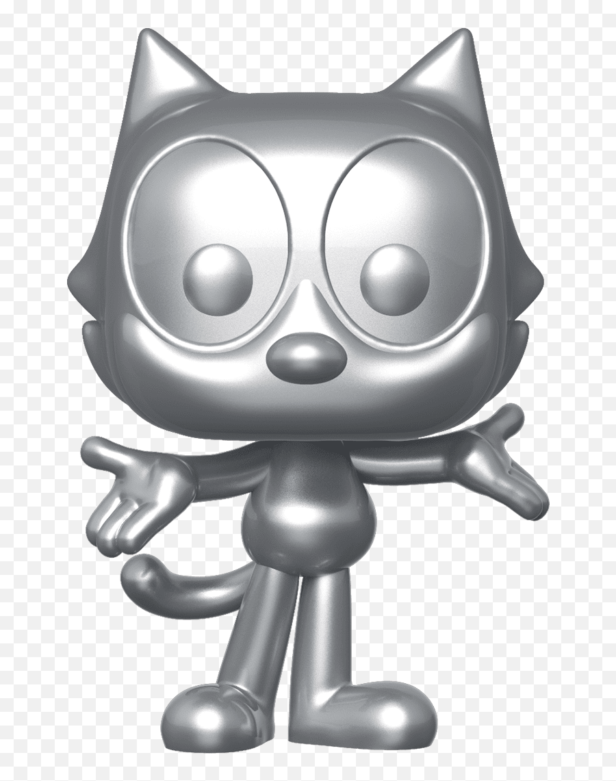 Felix The Cat Metallic Silver Catalog Funko - Felix The Cat Funko Png,Felix The Cat Png