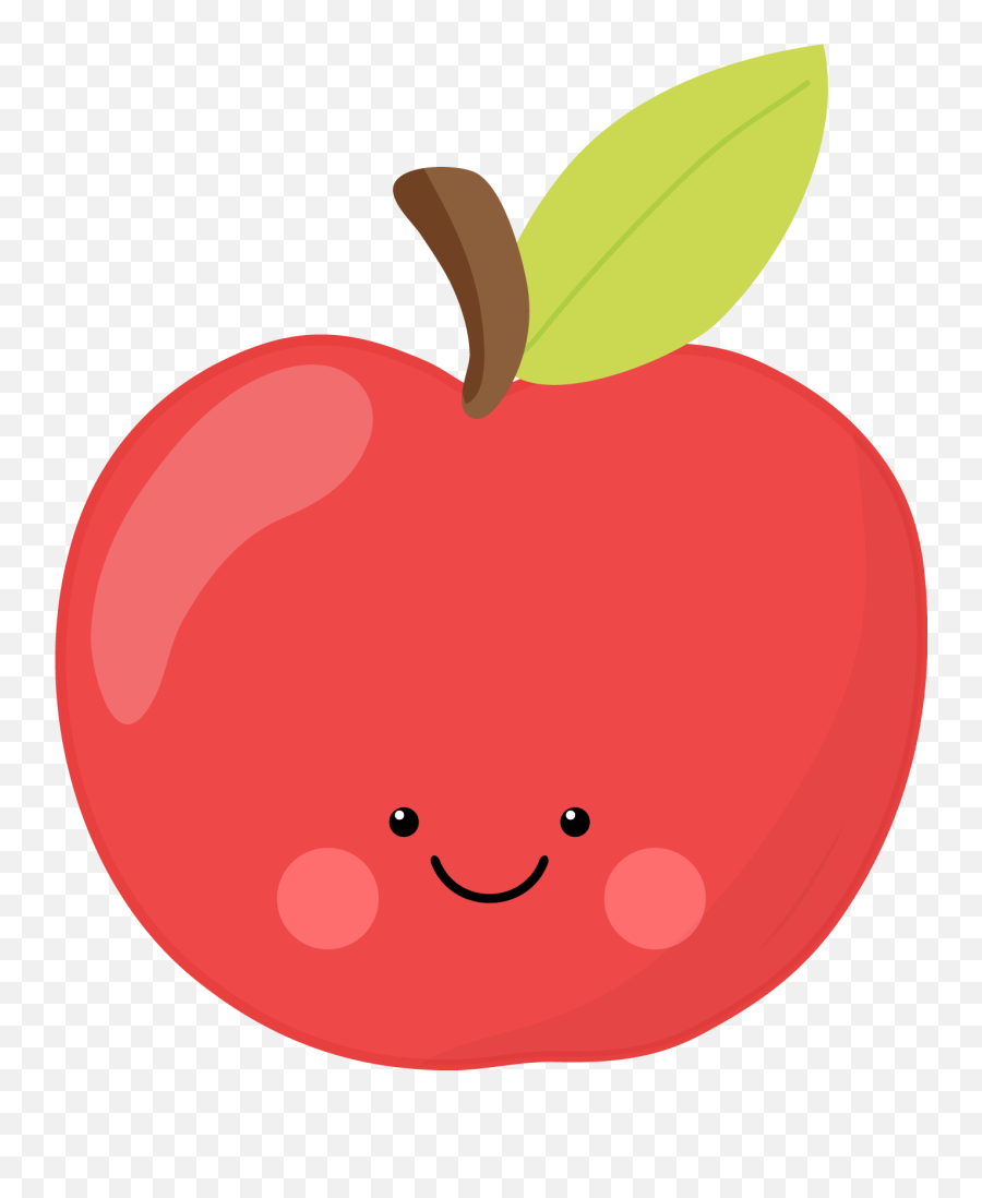 Download Cute Red Apple Png Image With No Background - Cute Apple Cartoon  Png,Apple Png - free transparent png images 