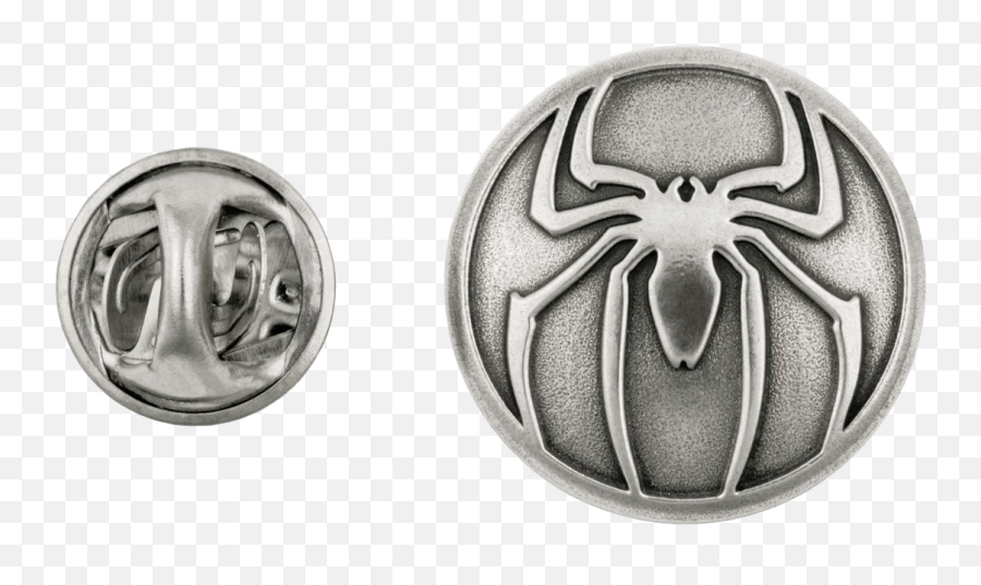 Spider - Man Logo Pewter Lapel Pin By Royal Selangor Antioquia La Mas Educada Png,Spiderman Logo Black And White
