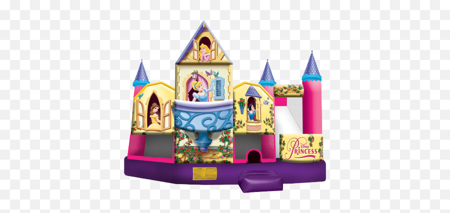 Bounce Houses - Party Rentals In San Diego Air Bounce San Disney Princess 5 In 1 Bounce House Png,Bounce House Png