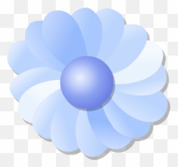 Blue Flower Png Clip Arts For Web - Taj Mahal,Blue Flower Png