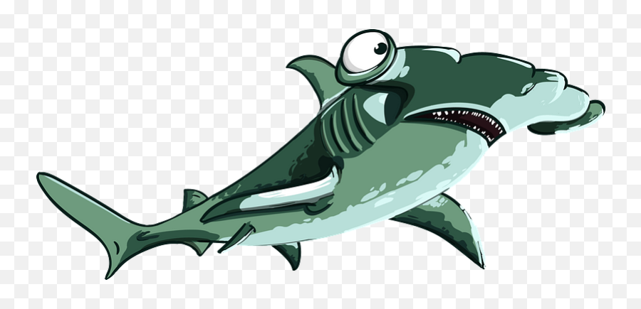Cartoon Hammerhead Shark Clipart Png