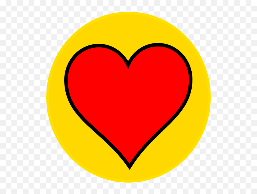 Download Transparent Orange Heart Png - Red And Yellow Heart,Yellow Heart Png