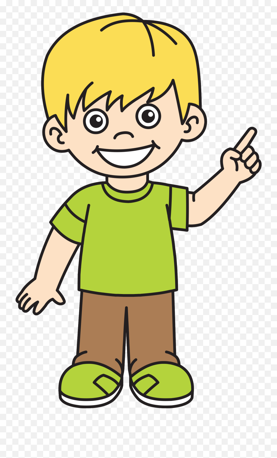 Big Girl Clipart - Girl Pointing Finger Clipart Png,Boy Clipart Png